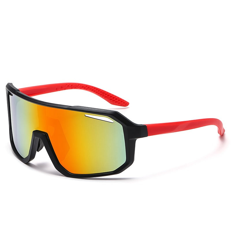 Oversized Colorful Sports Sunglasses