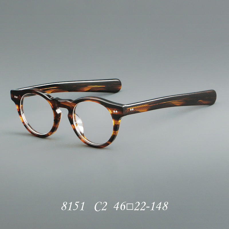 Vintage Round Acetate Glasses Frames