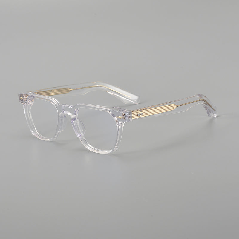 Retro Rectangular Acetate Glasses Frames