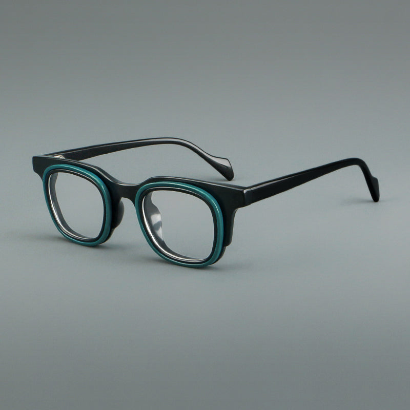Retro Square Acetate Glasses Frames