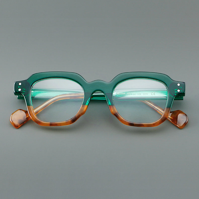 Retro Square Acetate Glasses Frames