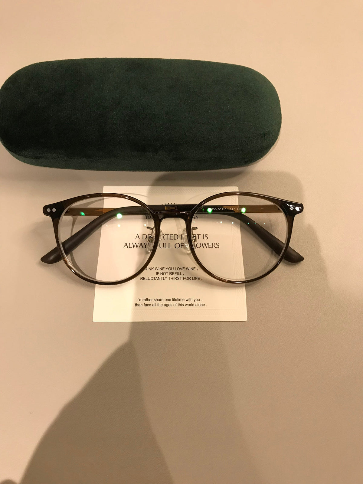Retro Rounded Eyeglass Frames with a Raised Bridge, Tortoiseshell and Solid Colors