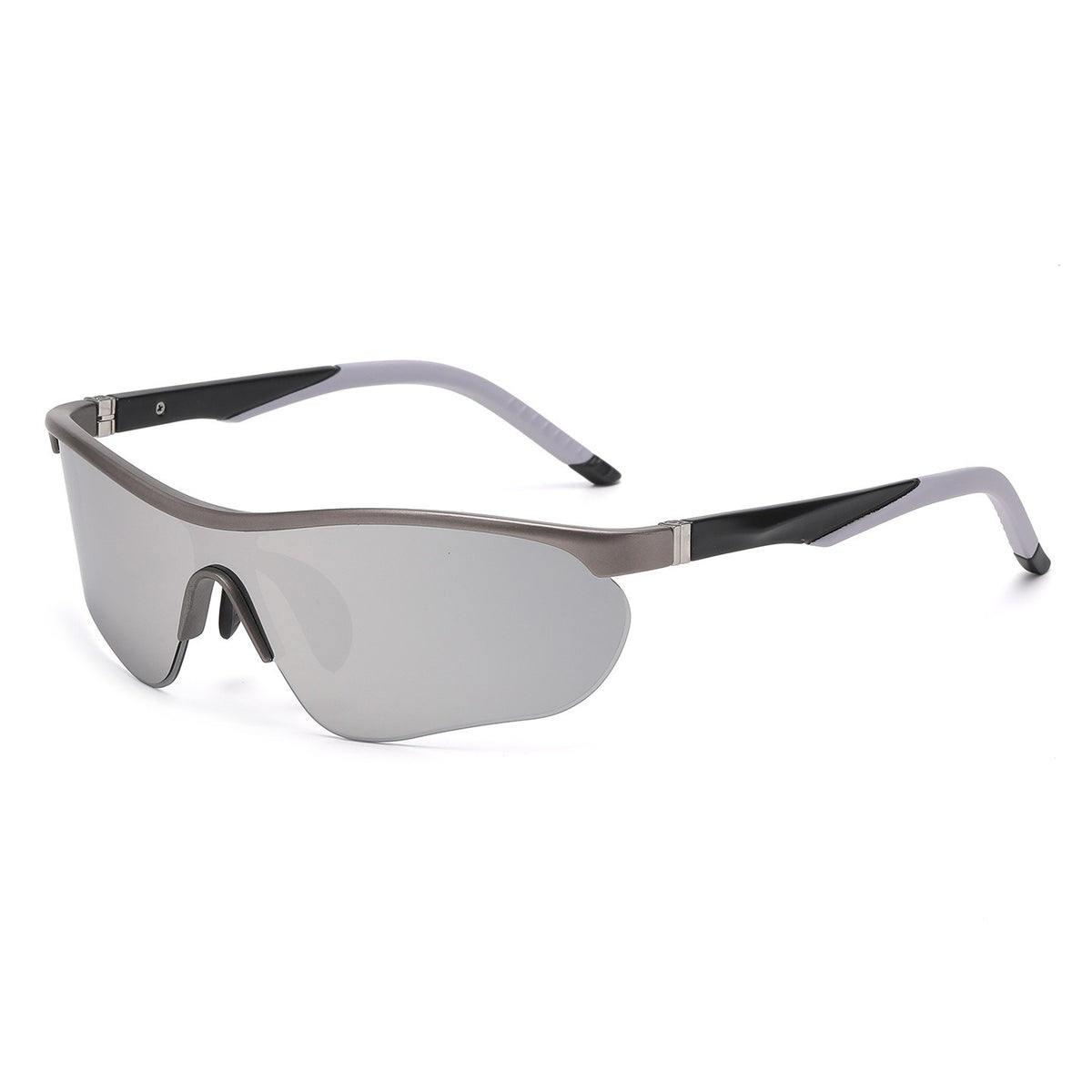 Frameless One-Piece Golf Sunglasses - Gray