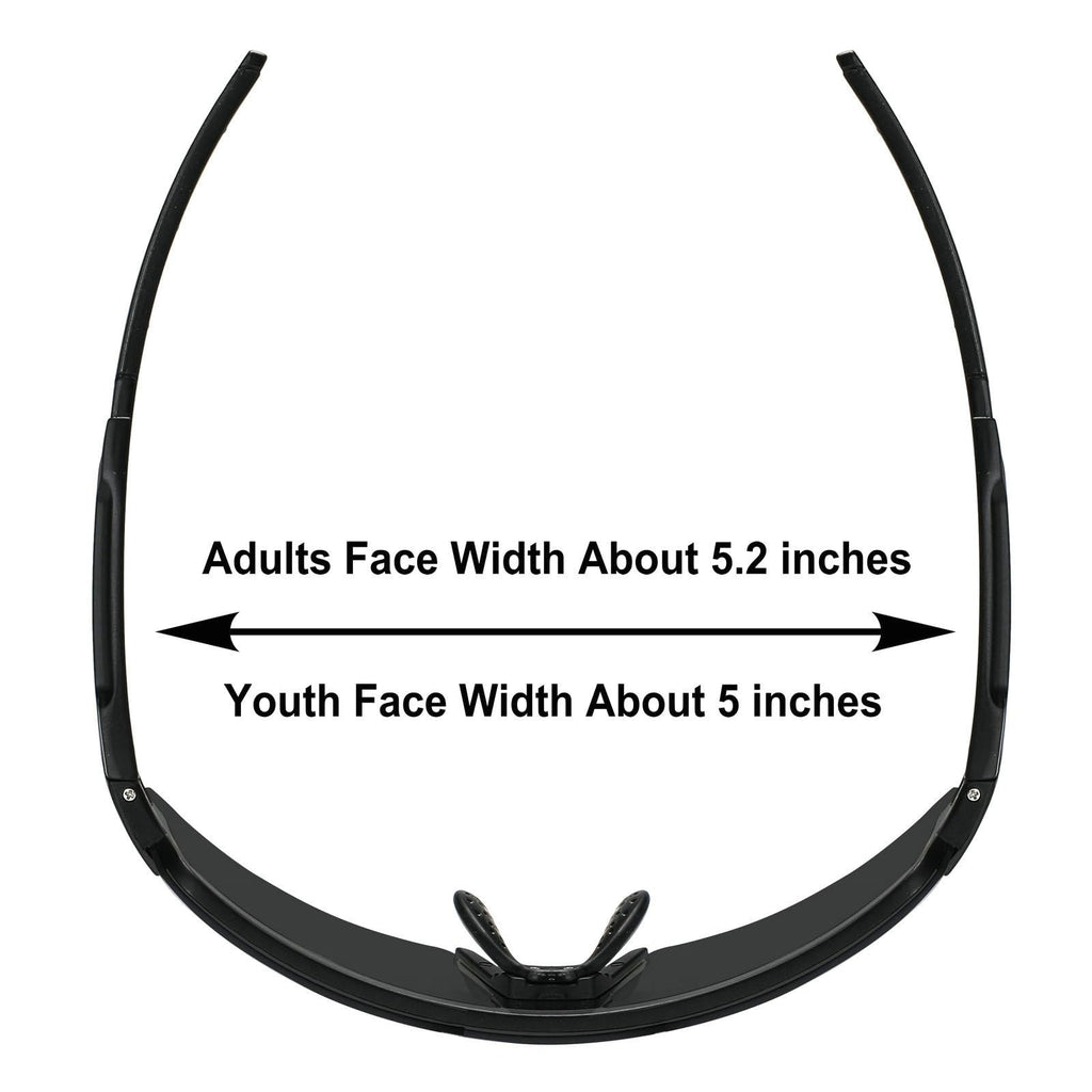 Two Sizes For Adults and Youth Polarized Sunglasses
