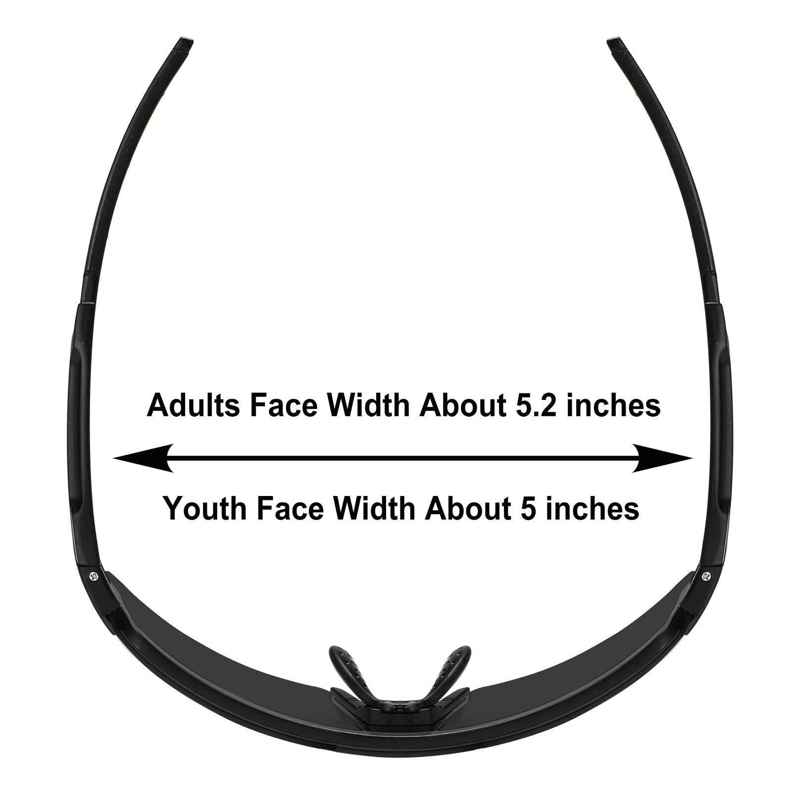 Two Sizes For Adults and Youth Polarized Sunglasses