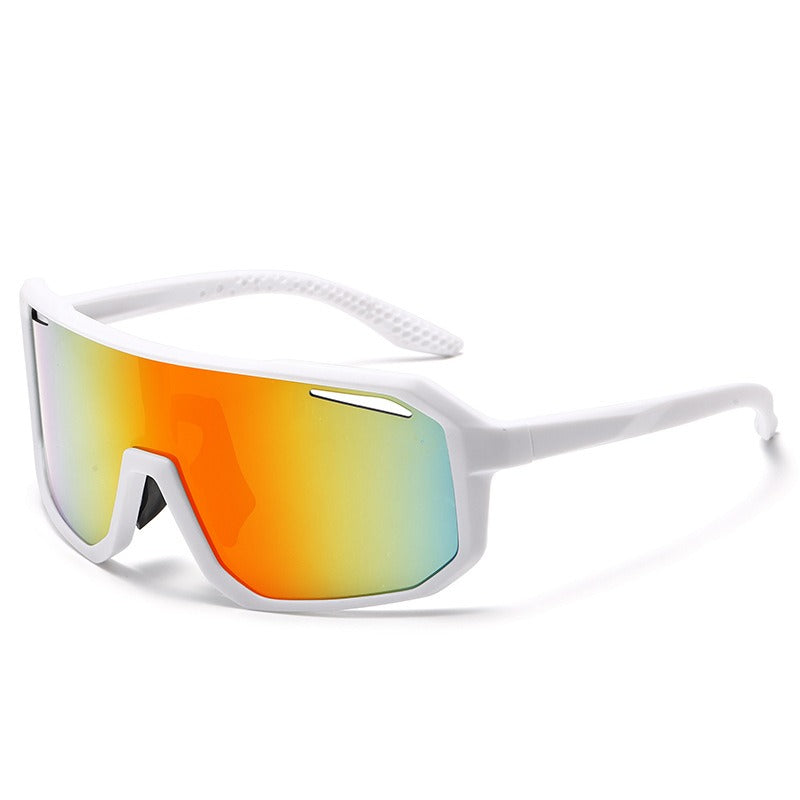 Oversized Colorful Sports Sunglasses