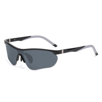 Frameless One-Piece Golf Sunglasses side view