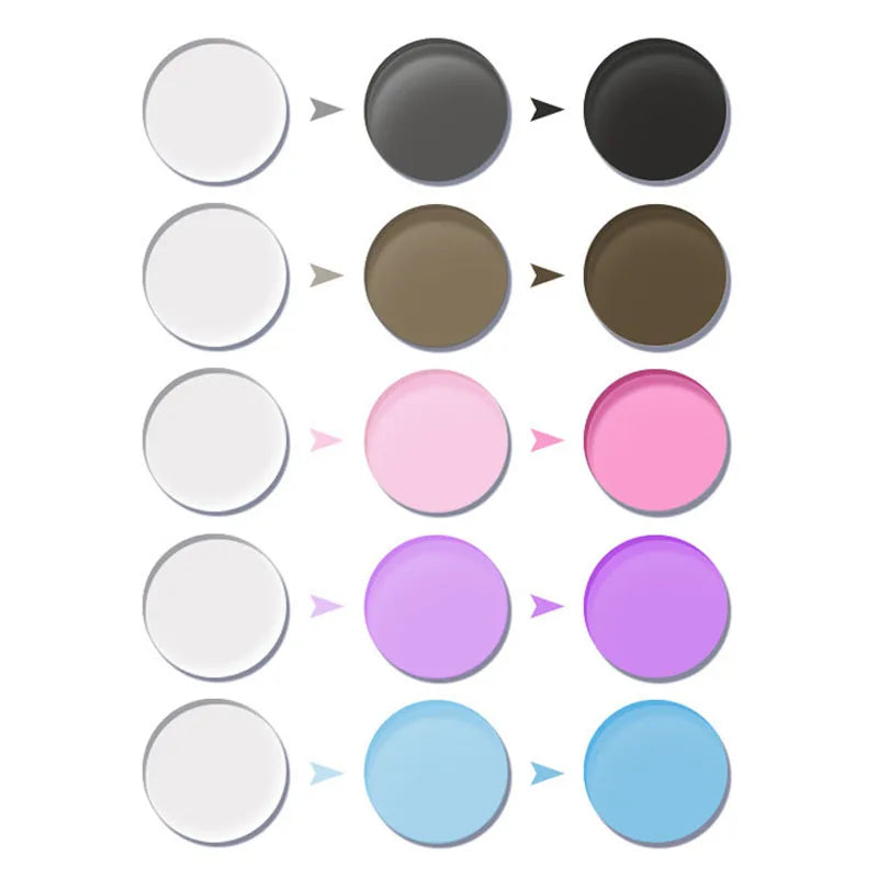 Colored Photochromic Prescription Lenses - Myopia Grey