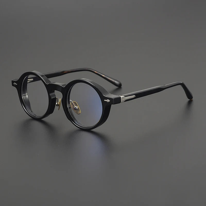 Retro Round Acetate Glasses Frames