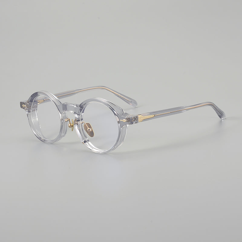Retro Round Acetate Glasses Frames