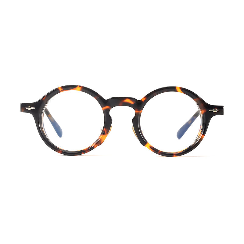 Retro Round Acetate Glasses Frames