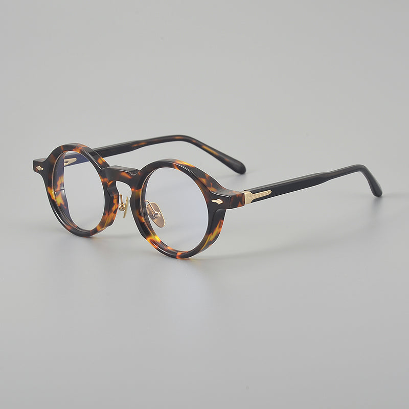 Retro Round Acetate Glasses Frames