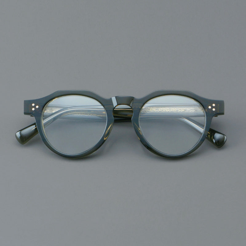 Retro Round Acetate Glasses Frames