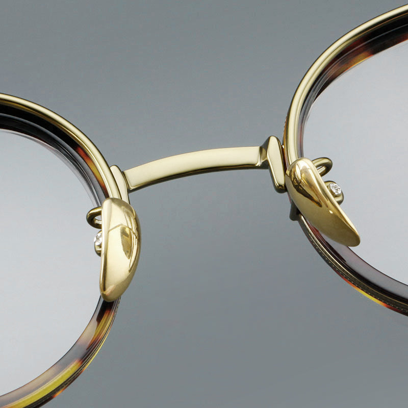 Retro Round Acetate Glasses Frames