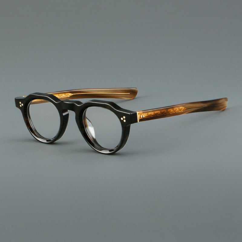 Vintage Geometric Acetate Glasses Frames