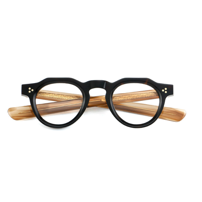 Vintage Geometric Acetate Glasses Frames