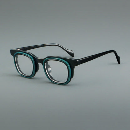 Retro Square Acetate Glasses Frames