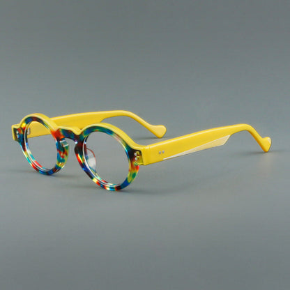 Retro Oval Acetate Glasses Frames additional product view