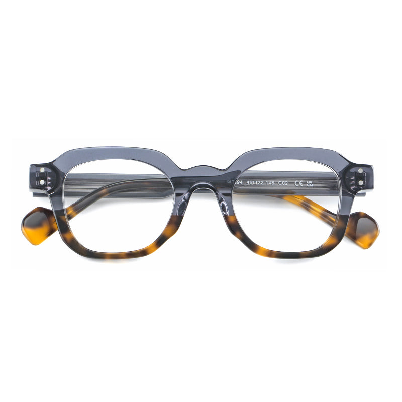 Retro Square Acetate Glasses Frames