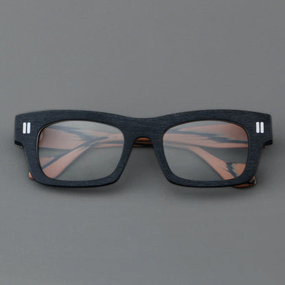 Retro Square Acetate Glasses Frames front view