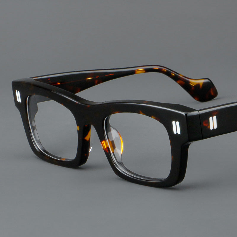 Retro Square Acetate Glasses Frames