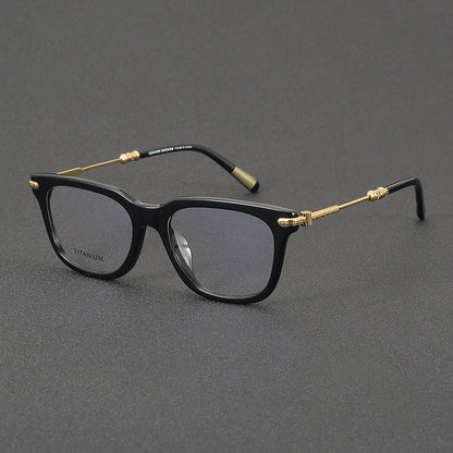 Retro Square Glasses Frames front view