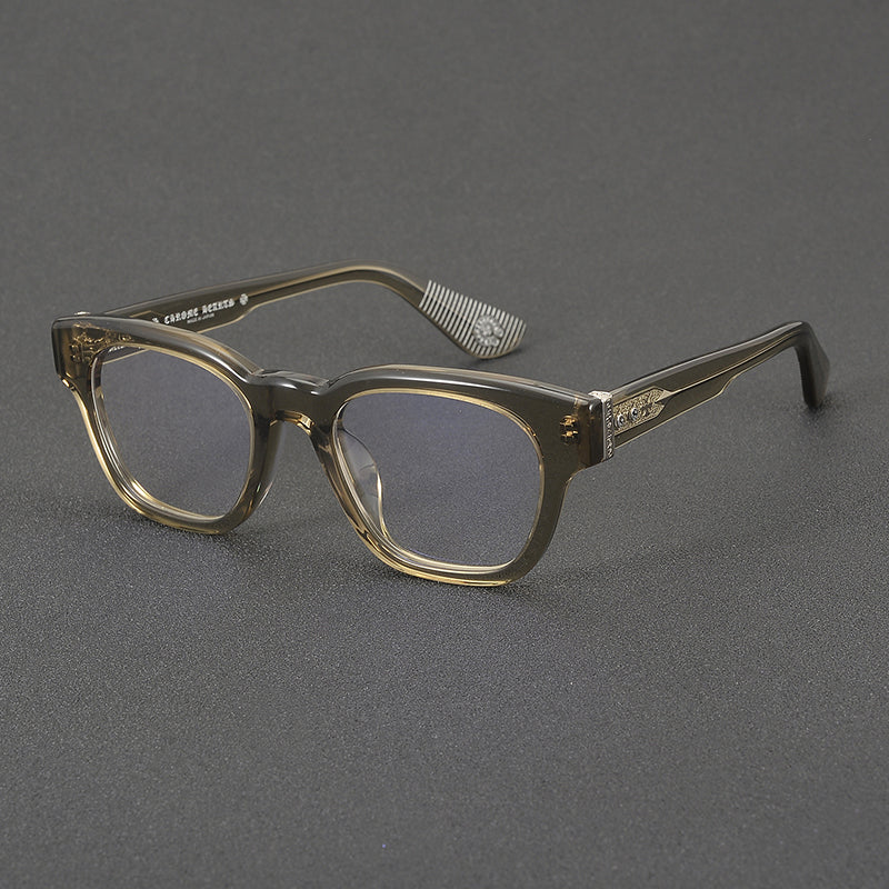 Rectangular Acetate and Titanium Glasses Frames