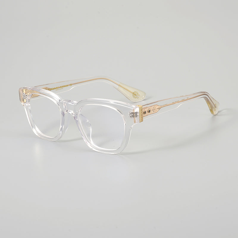 Rectangular Acetate and Titanium Glasses Frames