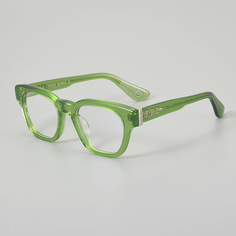 Rectangular Acetate and Titanium Glasses Frames