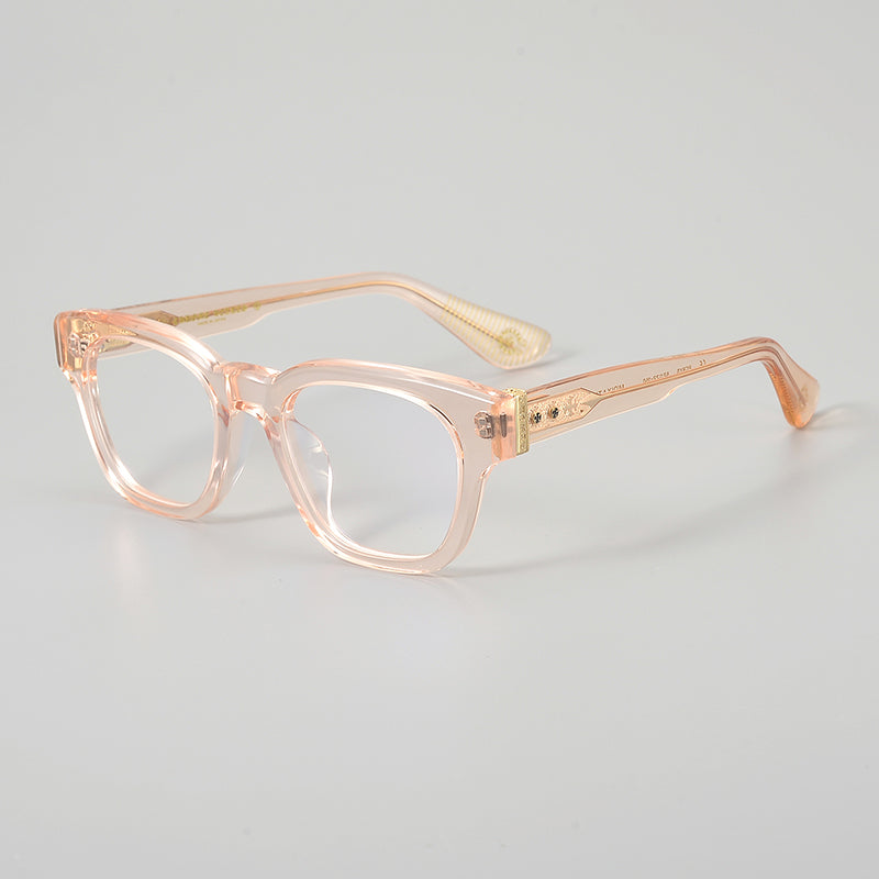 Rectangular Acetate and Titanium Glasses Frames