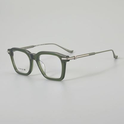 Retro Rectangular Glasses Frames additional product view