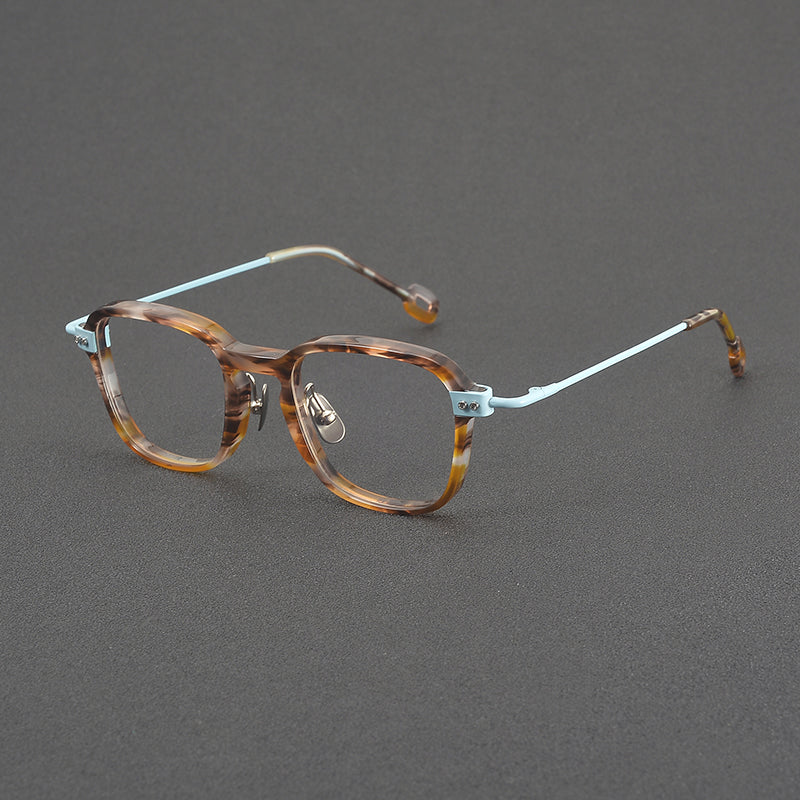 Retro Square Titanium Glasses Frames