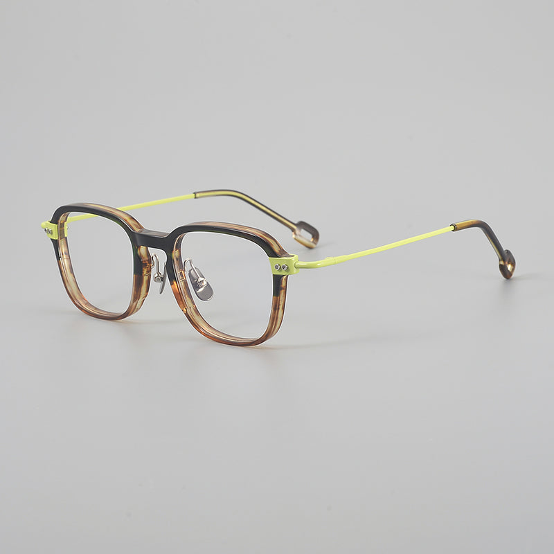 Retro Square Titanium Glasses Frames