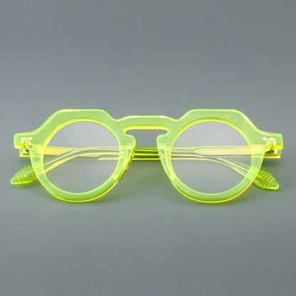Vintage Acetate Glasses Frames front view