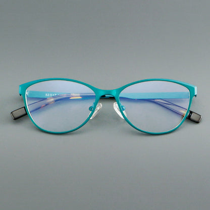Vintage Square Titanium Glasses Frames frame detail
