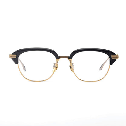 Retro Rectangular Titanium Glasses Frames additional product view