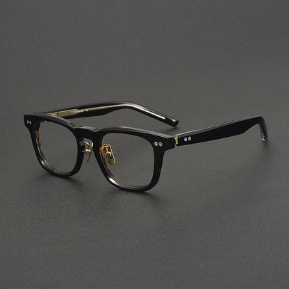 Classic Square Acetate Glasses Frames front view