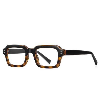 Vintage Black Square Glasses Frames additional product view