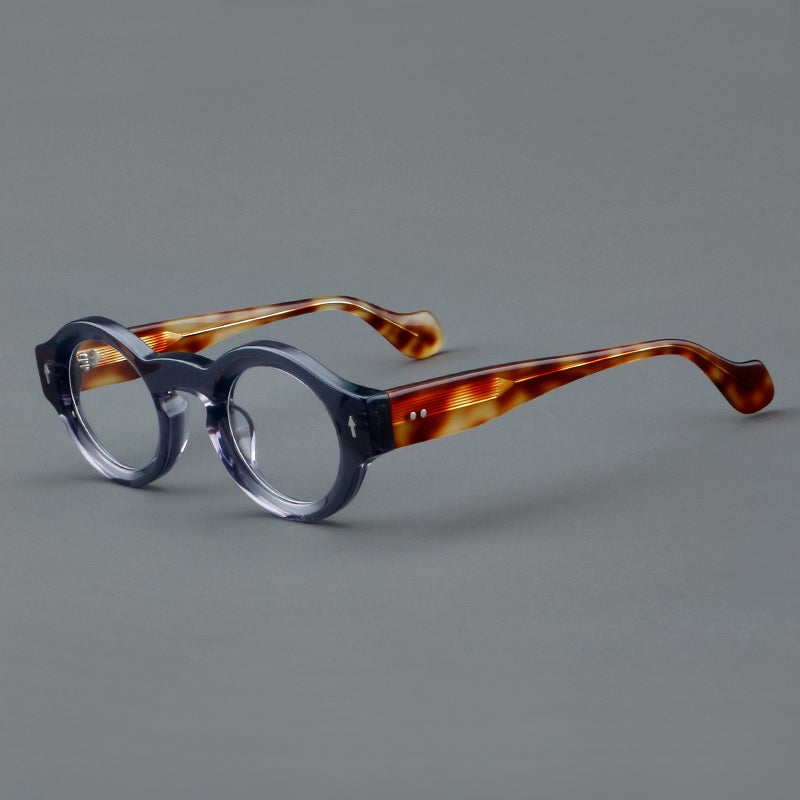 Retro Round Acetate Glasses Frames