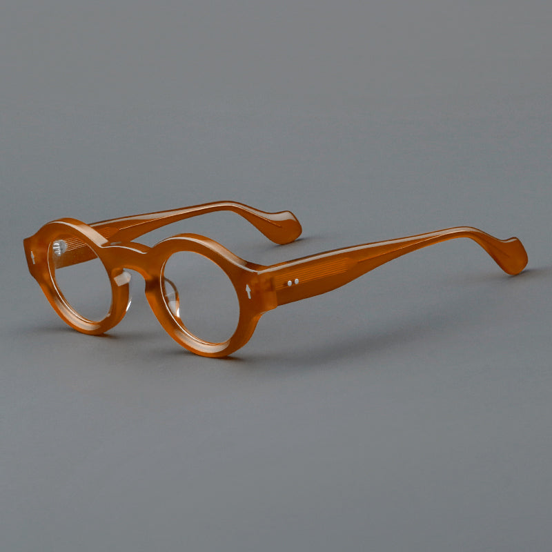 Retro Round Acetate Glasses Frames