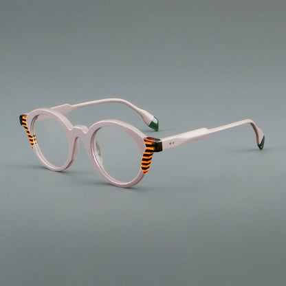 Vintage Acetate Glasses Frames temple detail