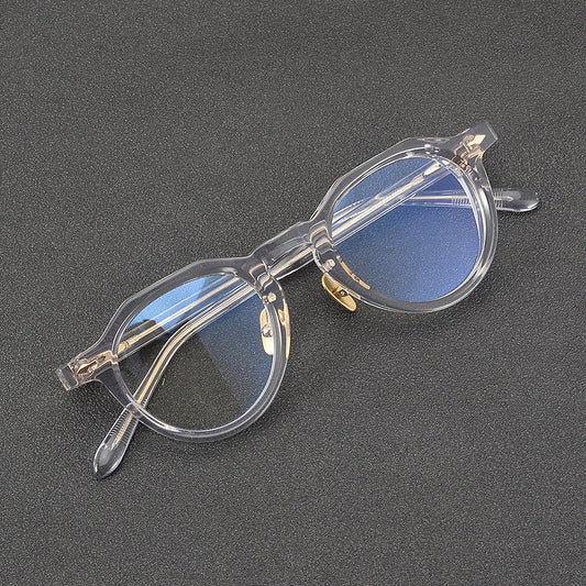 Retro Round Acetate Glasses Frames