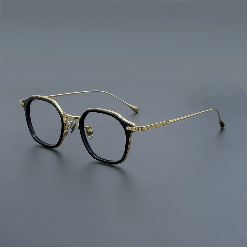 Retro Square Titanium Glasses Frames