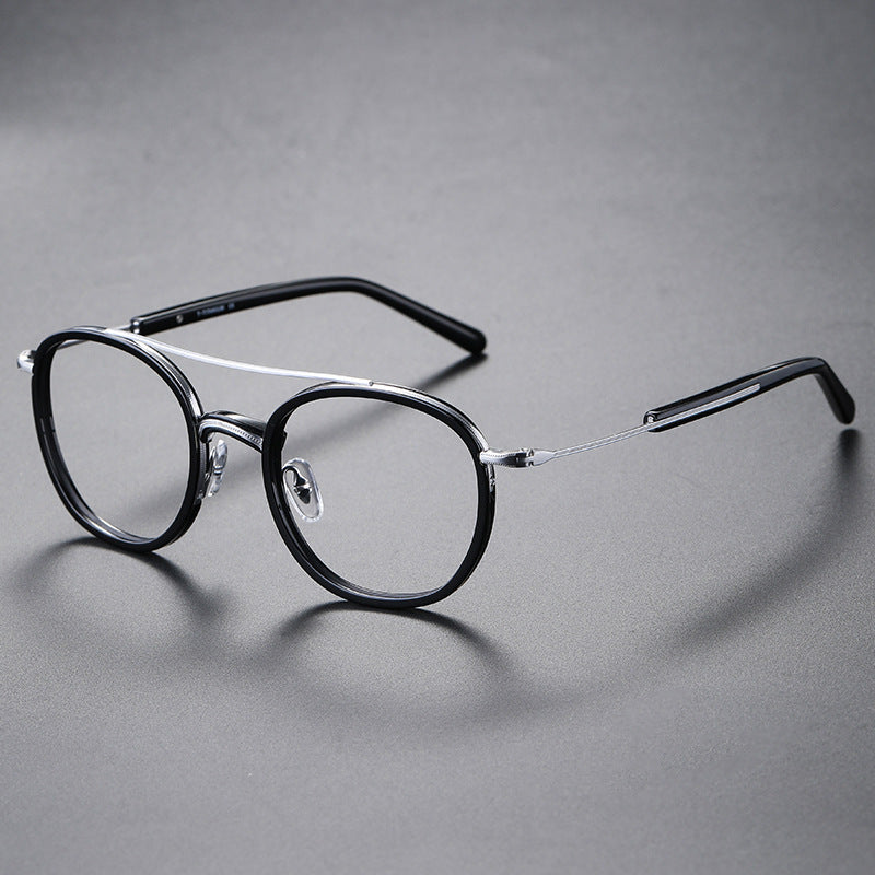 Vintage Round Titanium Glasses Frames