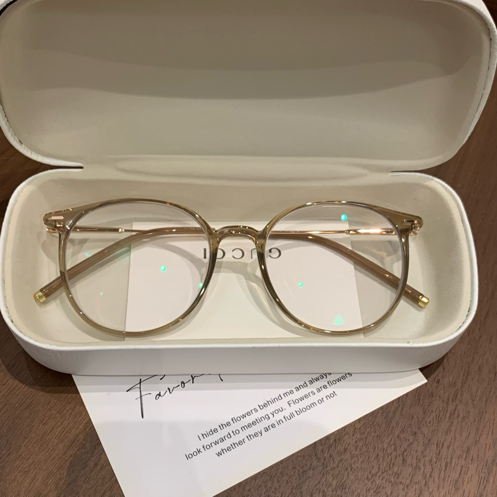 Round Browline Frames | Tea Brown Colors - Oolong Tea Brown