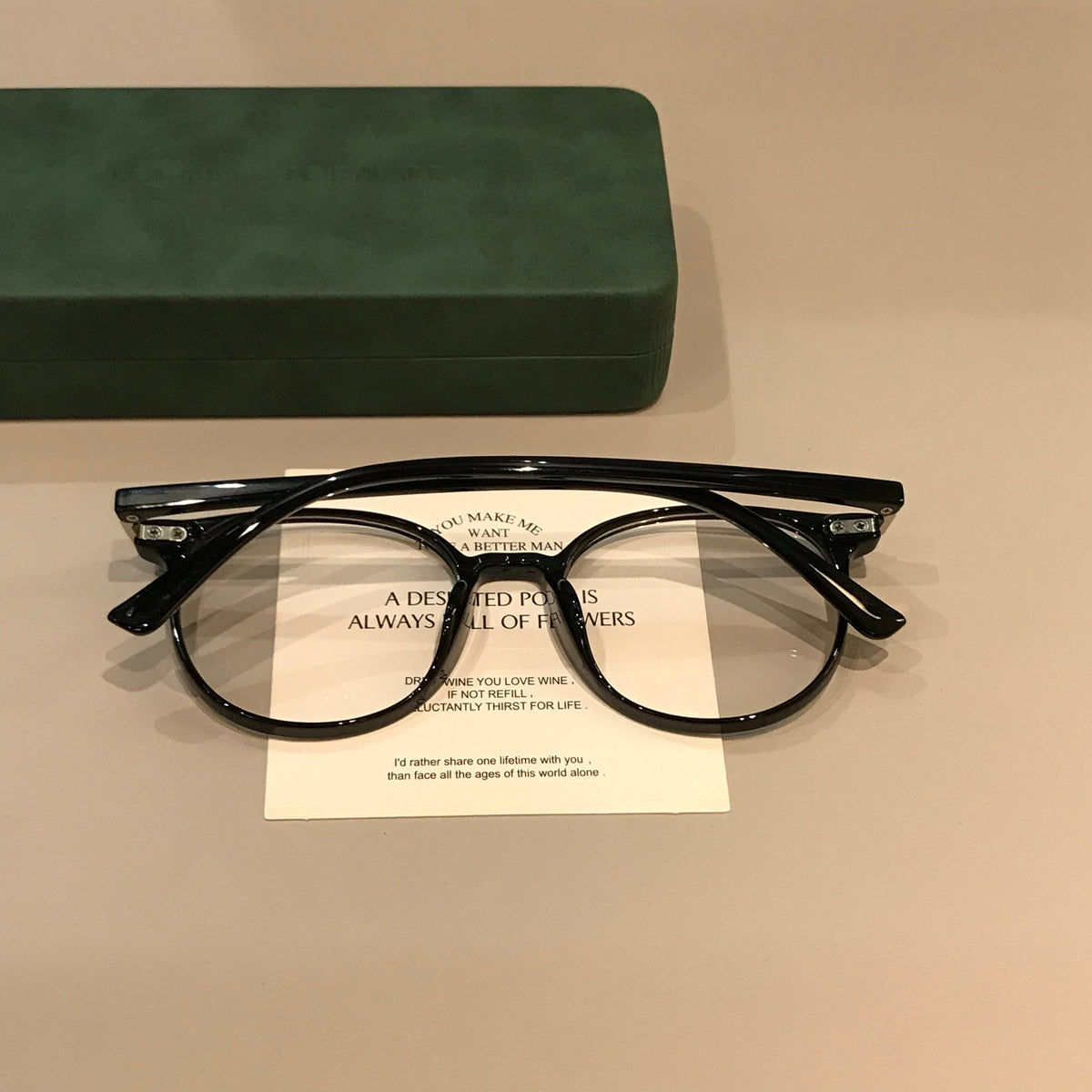 Oval TR Eyeglass Frames | Coffee Brown or Black additional product view