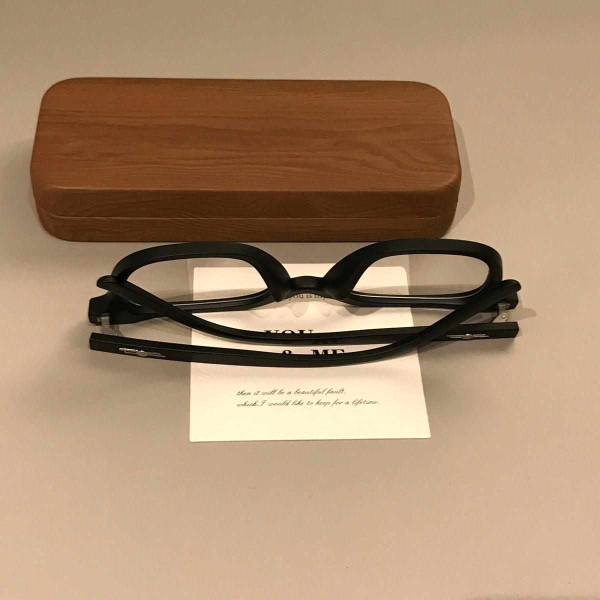 Oversized Square Frames | Black Finishes frame detail