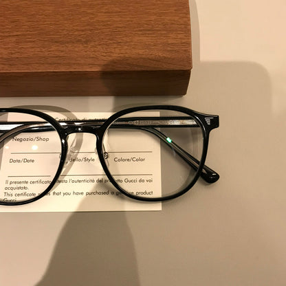 Rounded Square Frames | Amber Tortoise or Black additional product view