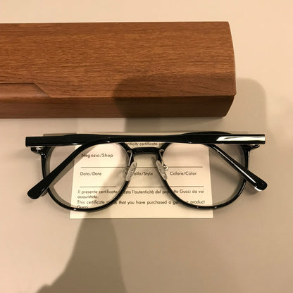 Rounded Square Frames | Amber Tortoise or Black additional product view