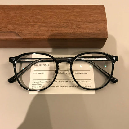 Rounded Square Frames | Amber Tortoise or Black additional product view